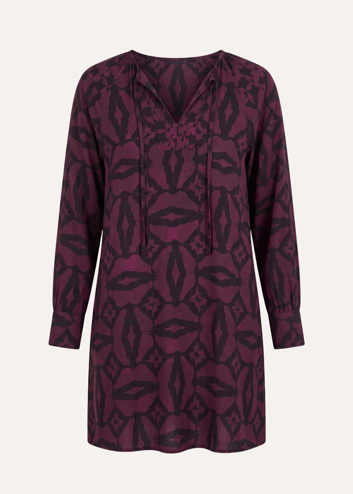 Robe noir et bordeaux - Gopal