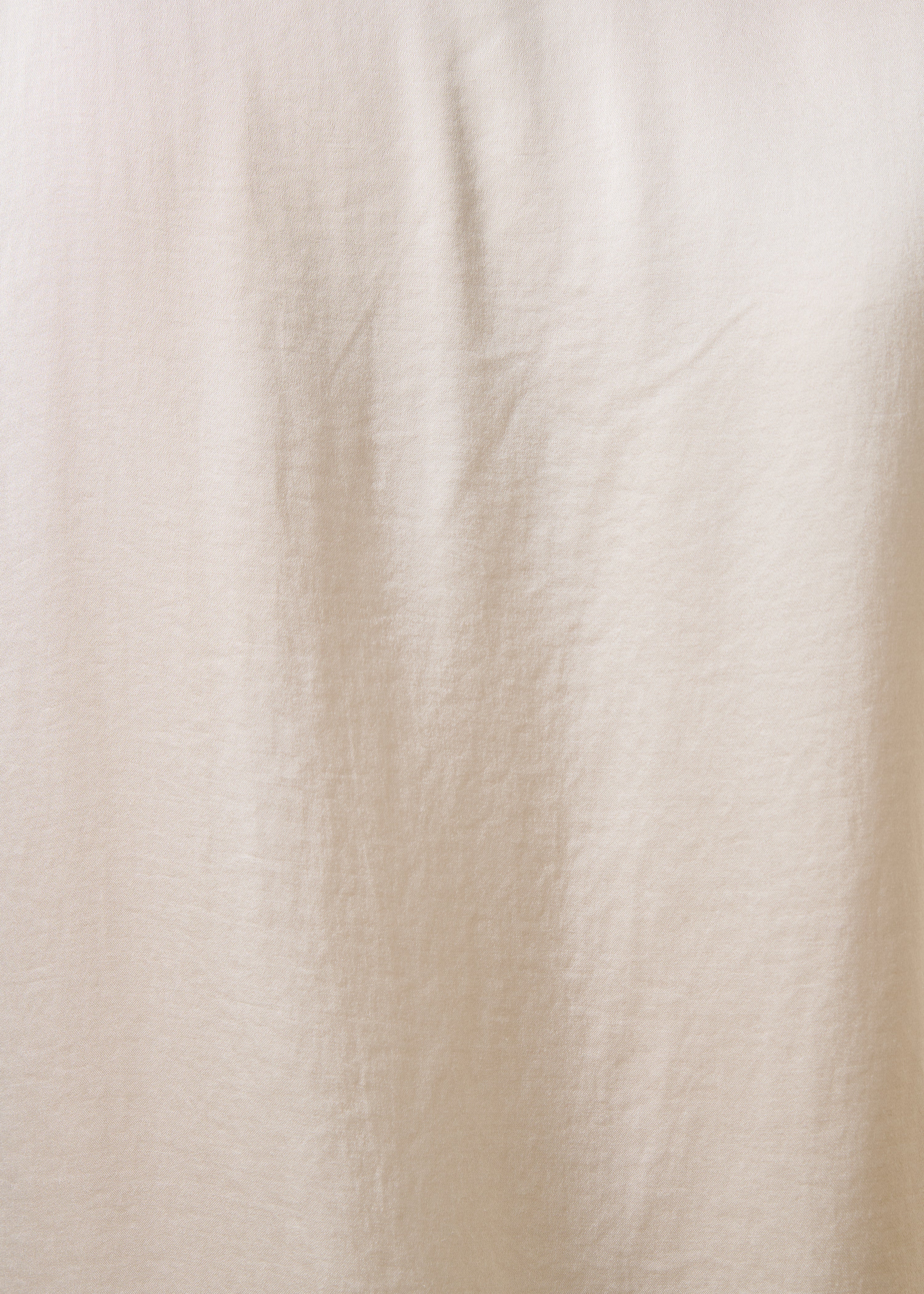Ärmelloses Top in Satin, Farbe Ecru