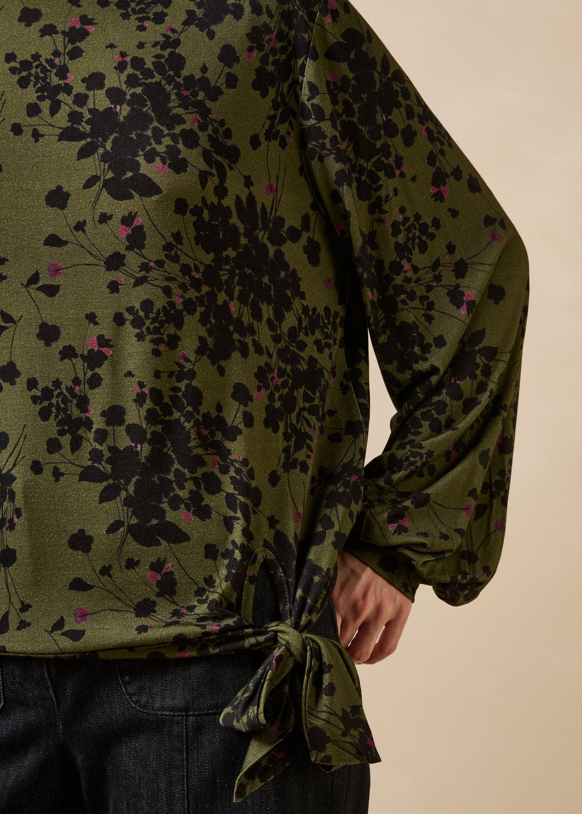 T-shirt kaki et noir - Gexpa