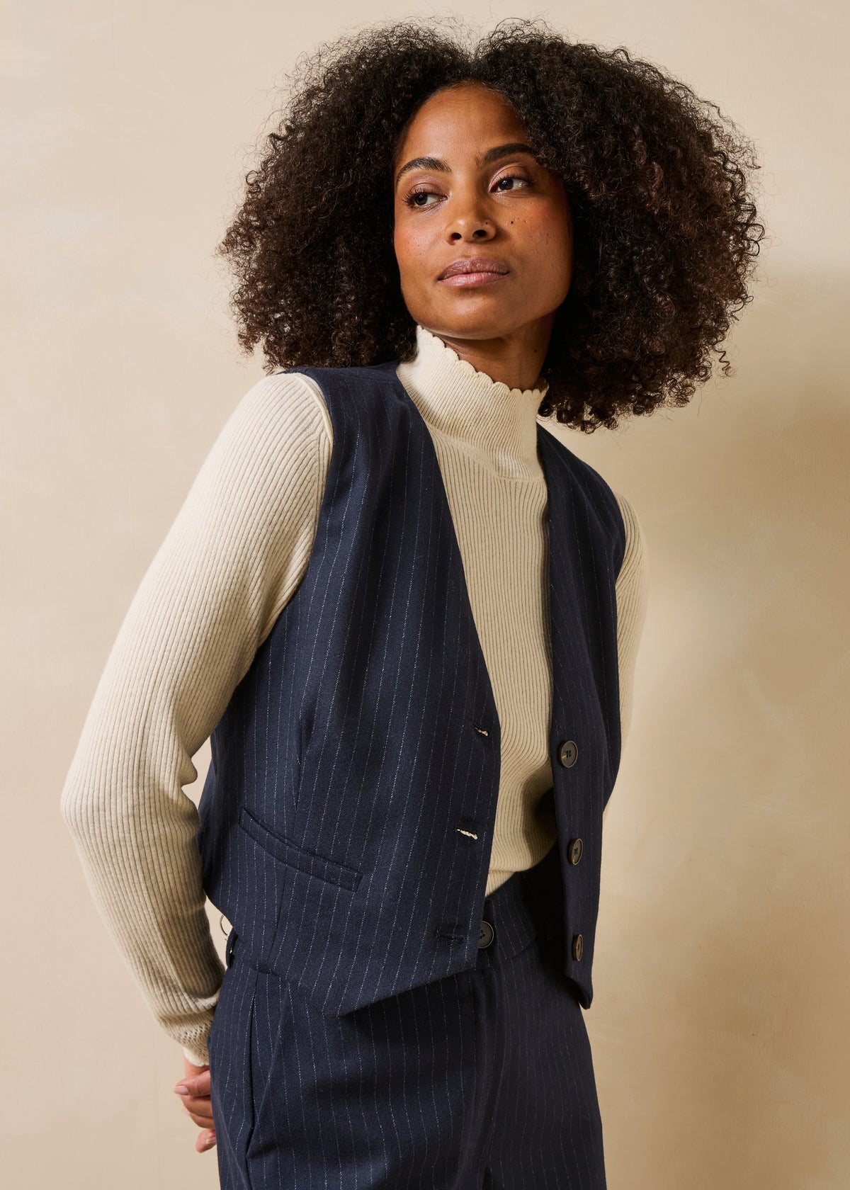 Chaqueta azul marino - Fatima