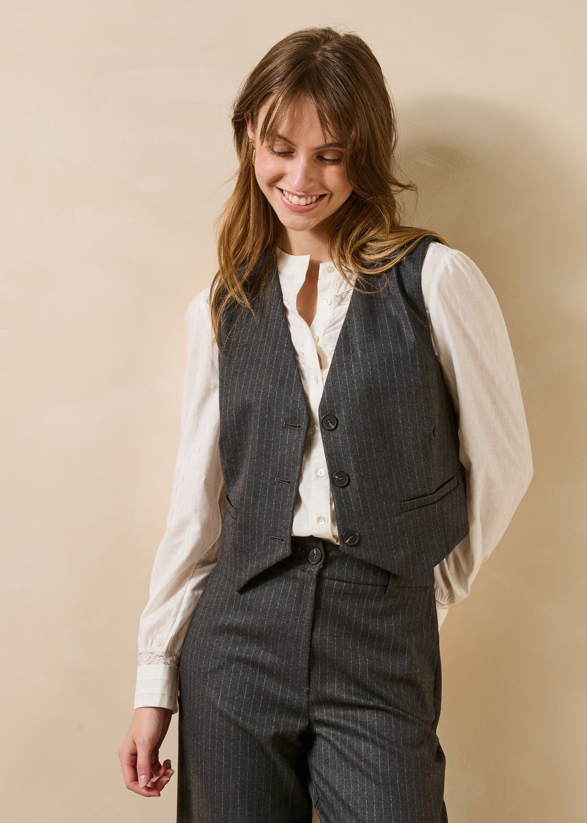 Graue Jacke - Fatima