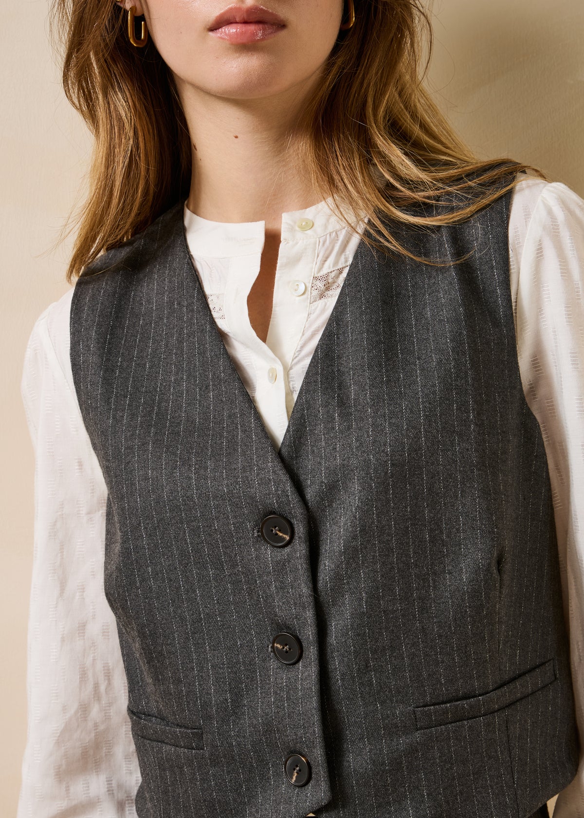 Graue Jacke - Fatima