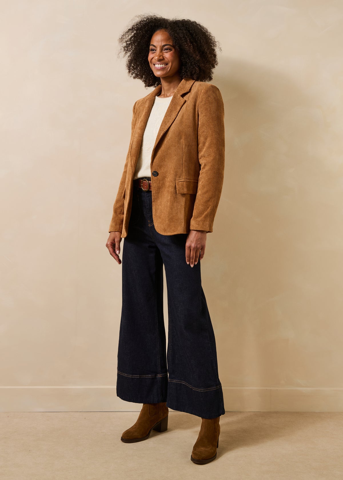 Chaqueta camel - Galina