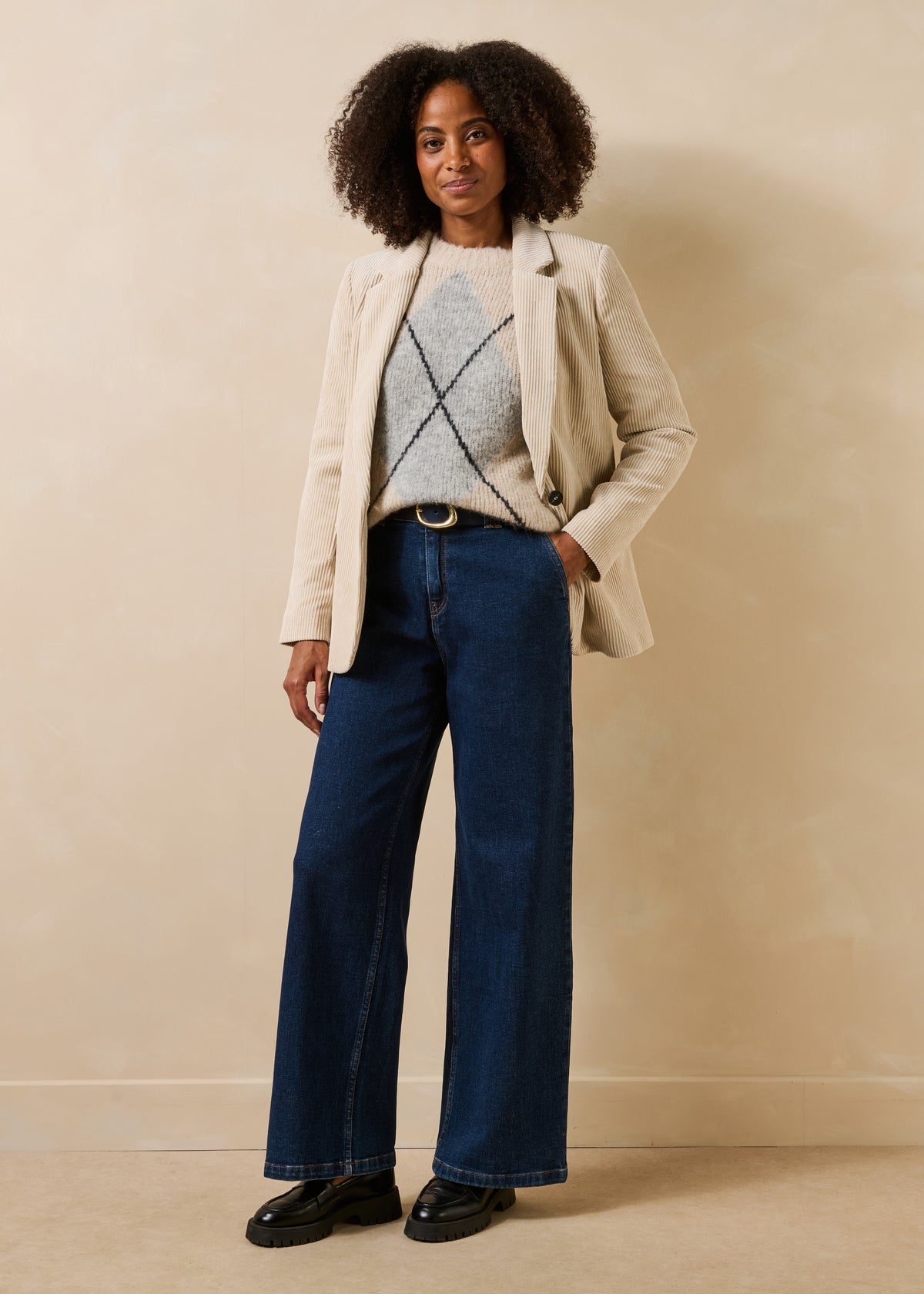 Chaqueta beige - Galina