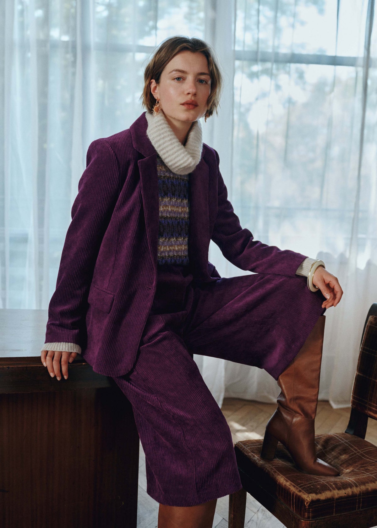 Plum Jacket - Galina