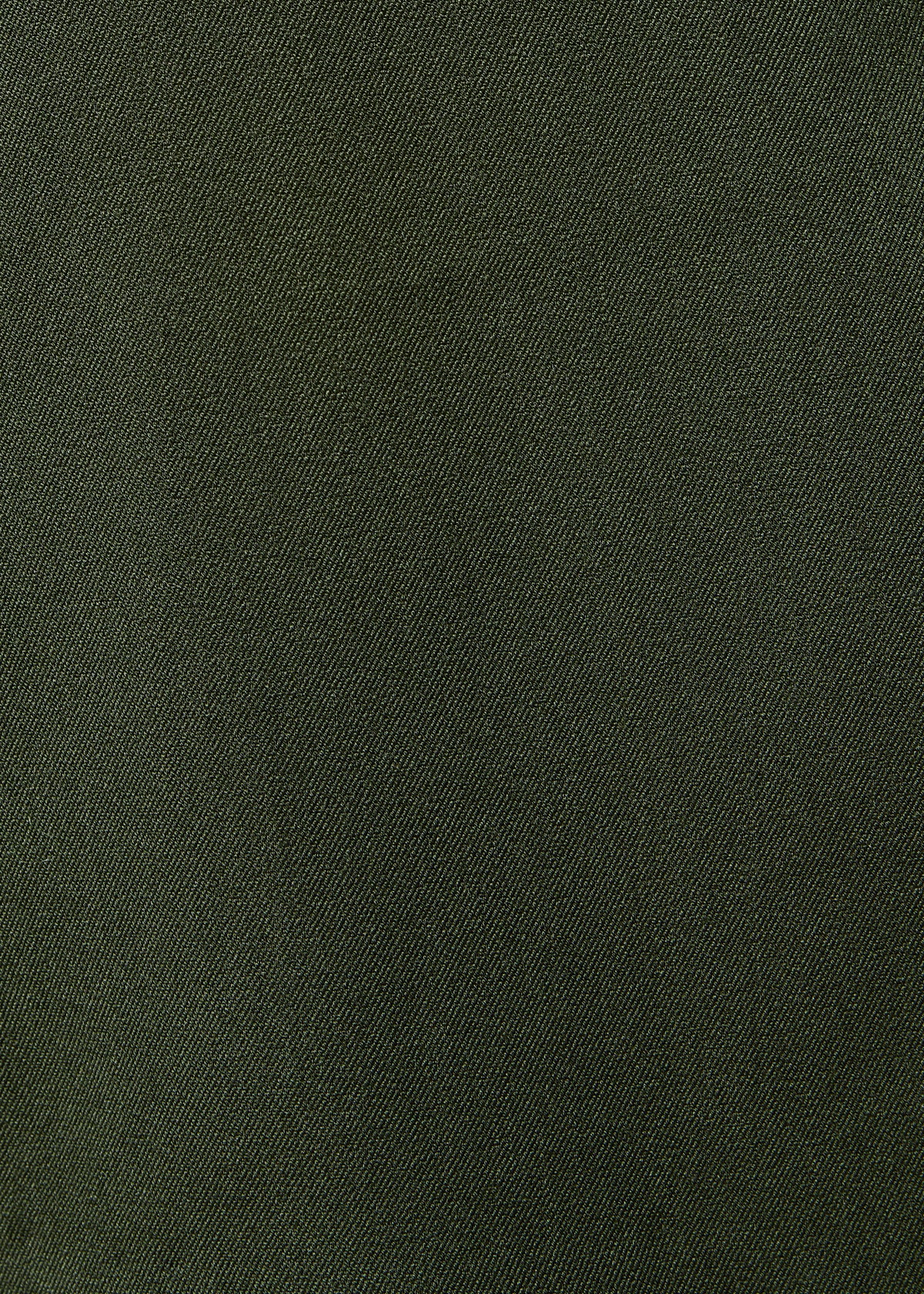 Giacca corta color kaki con maniche lunghe e colletto da camicia
