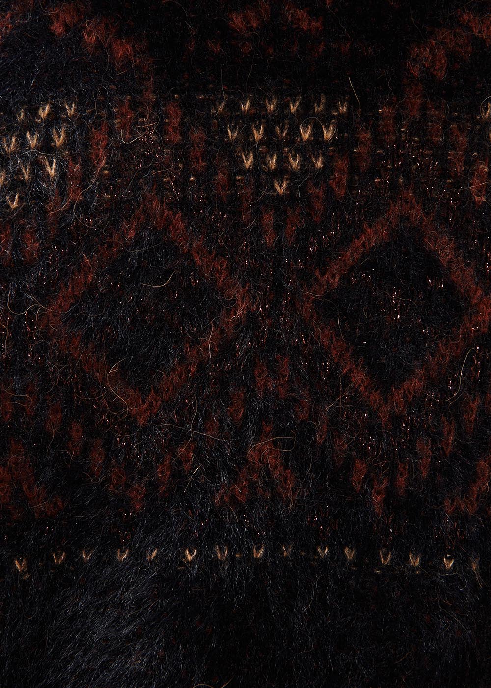 Jacquard-Weste im skandinavischen Stil