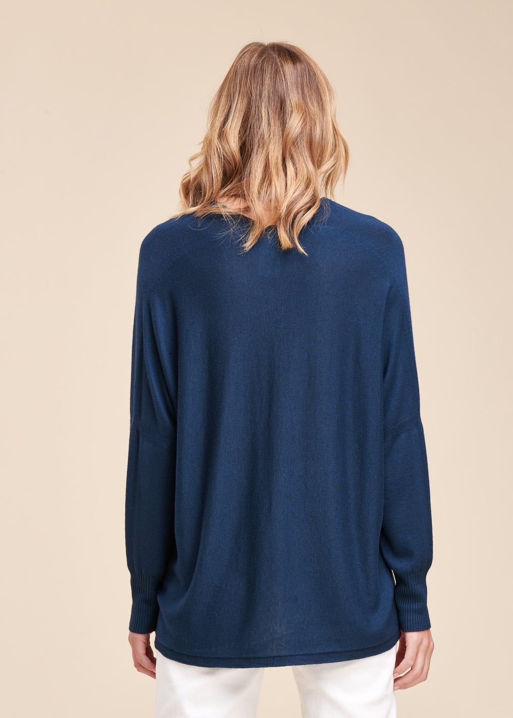Oversized trui van dun tricot