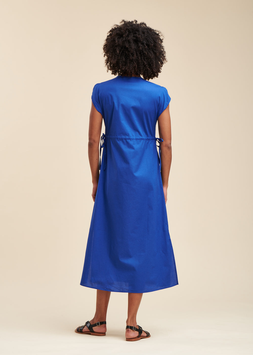 Mid-length cotton dress